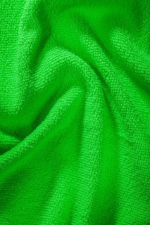 Green household dishcloth View from above