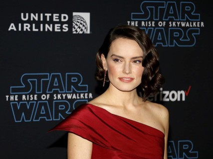 Daisy Ridley at the World premiere of Disney's 'Star Wars: The Rise Of Skywalker' held at the Dolby