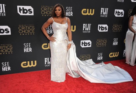 Serena Williams at the 27th Annual Critics Choice Awards held at the Fairmont Century Plaza in Los