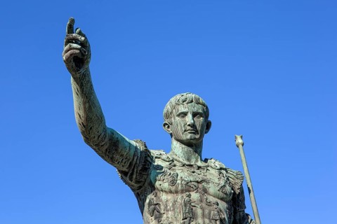 Caesar Augustus in Rome, Italy, Europe
