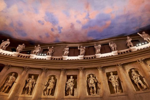 Vicenza, Veneto, Italy. The Teatro Olimpico
