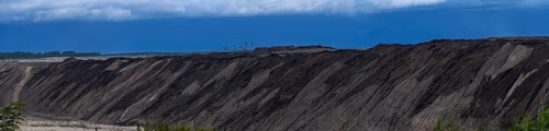 Nochten opencast lignite mine of Lausitz Energie Bergbau AG (LEAG) in Lower Lusatia, Boxberg,