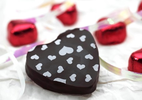 Chocolate Heart, Present for Saint Valentine's Day