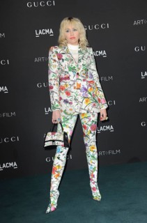 Miley Cyrus at the 10th Annual LACMA ART+FILM GALA Presented By Gucci held at the LACMA in Los