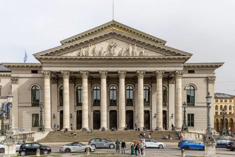 Bavarian Academy of Fine Arts, Residenztheater, Bavarian State Opera and the National Theatre at