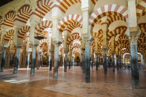 Sala de las columnas, Mezquita-catedral de Córdoba, Andalucia, Spain, Europe