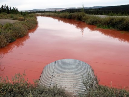 Water pollution from iron ore mining, Arcelormittal Mining Company, Fermont, Provinces of
