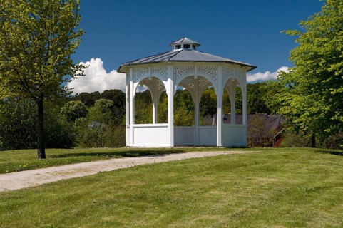 Pavilion, Seepark, Baltic resort Sellin, Rügen Island, Mecklenburg-Western Pomerania, Germany,