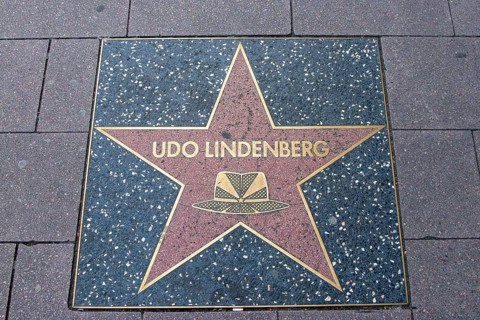Udo Lindenberg Star on the Reeperbahn, St. Pauli, Hanseatic City of Hamburg, Land Hamburg, Northern