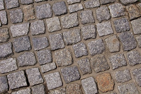 Granite cobbelstone walkway