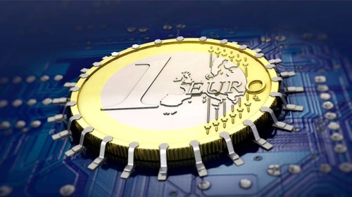 Symbolic image on the subject of the digital euro