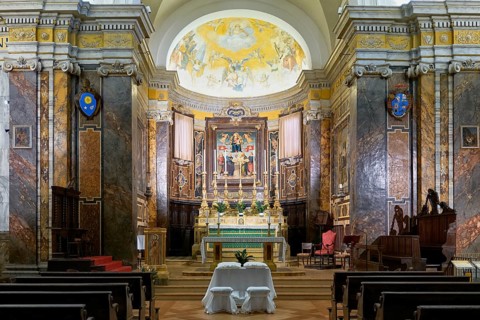 Città della Pieve Umbria Italy. The Cathedral of San Gervasio e Protasio