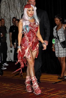 Lady Gaga at the 2010 MTV Video Music Awards held at the Nokia Theatre L.A. Live in Los Angeles on