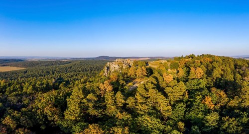 Regenstein Castle Ruin in the Harz Mountains Blankenburg