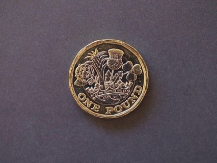 1 pound coin, United Kingdom, Europe