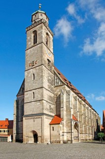 St. George's Minster, Dinkelsbühl, Middle Franconia, Bavaria, Germany, Europe