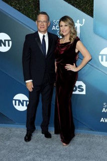 Tom Hanks and Rita Wilson at the 26th Annual Screen Actors Guild Awards held at the Shrine