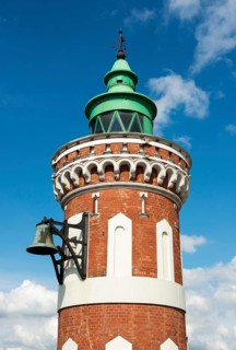 Lighthouse Kaiserschleuse Ostfeuer, also called Pingelturm, Bremerhaven, Bremen, Germany, Europe
