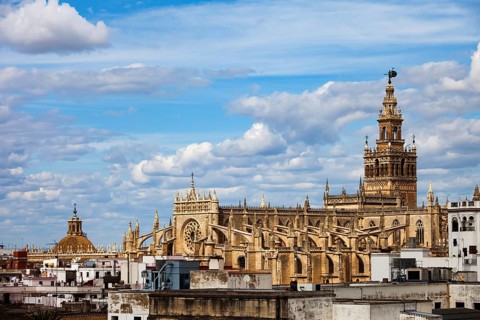 Spain, Andalusia, city of Seville, Cathedral of Saint Mary of the See (Spanish: Catedral de Santa