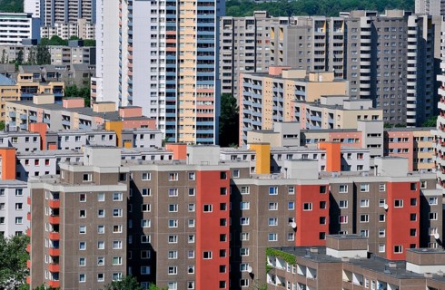 Housing Estate, Prefabricated Housing, Prefabricated Housing, Gropiusstadt, Neukölln, Berlin,