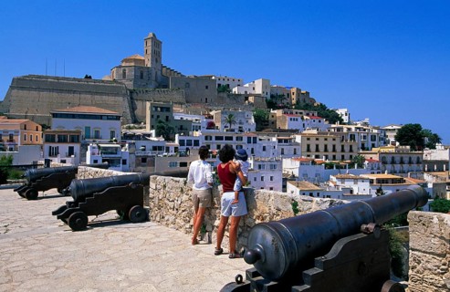 Dalt Vila, Old Town, Ibiza Town, Ibiza, Balearic Islands, Spain, Europe