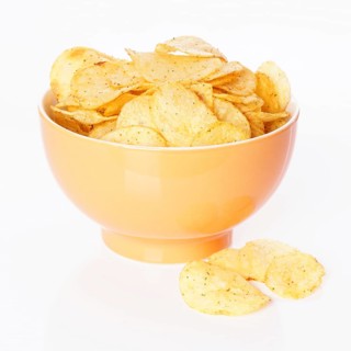 bowl of potato chips or crisps