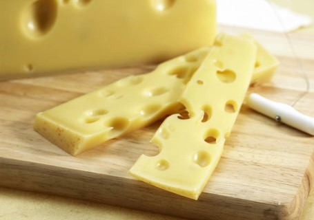 Emmentaler, Swiss cheese made from cow's milk