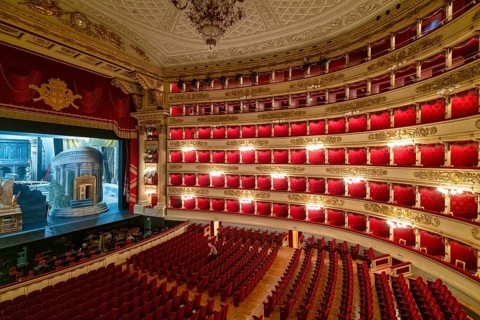 Milan Italy. Teatro alla Scala Opera House