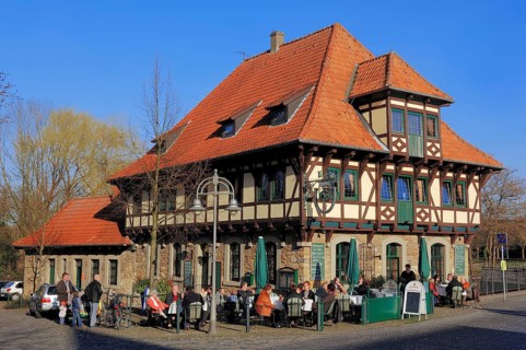 Restaurant Schlossmühle, Burgsteinfurt, Steinfurt, Münsterland, North Rhine-Westphalia, Germany,