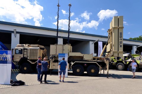 IRIS-T air defence system, Bundeswehr Day, Munich, Bavaria, Germany, Europe