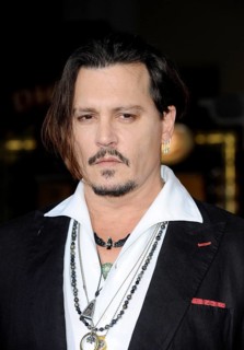 Johnny Depp at the Los Angeles premiere of 'The Danish Girl' held at the Westwood Village Theatre