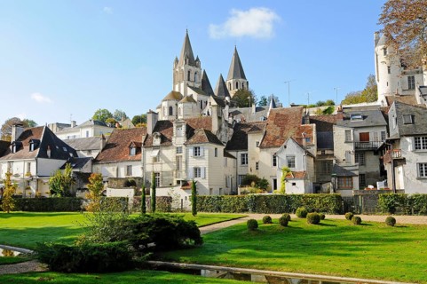 Chateau de Loches, Castle, Saint-Ours Church, Logis Royal, Royal Logis, Residence, Castle Hill,