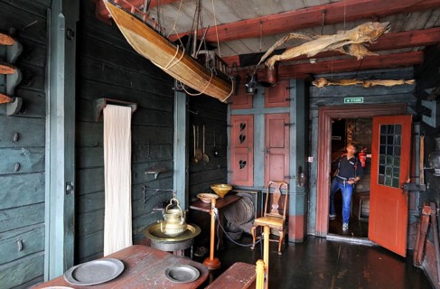 Kitchen, and Schötstuben, Det Hanseatiske, Dining Room, Hanseatic House, Hanseatic Museum, Bergen,