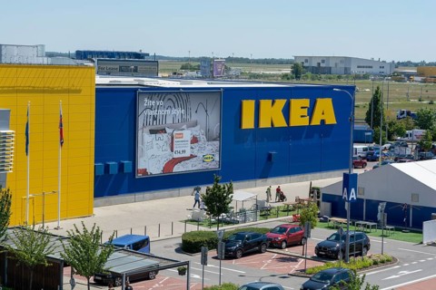 Bratislava, Slovakia, August, 4, 2022 : IKEA furniture retail store. IKEA has been the world's