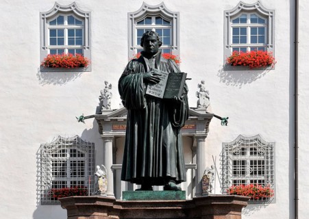 Luther Monument, Wittenberg, Saxony-Anhalt, Germany, Luther city, Europe