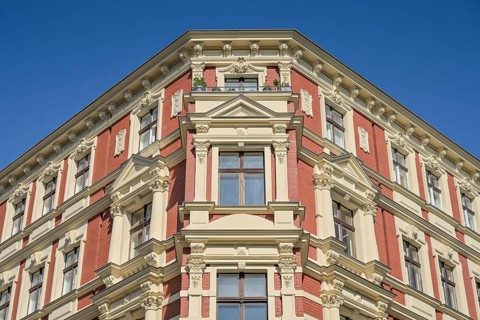 Old buildings, Willibald-Alexis-Straße, Chamissoplatz, Kreuzberg, Berlin, Germany, Europe