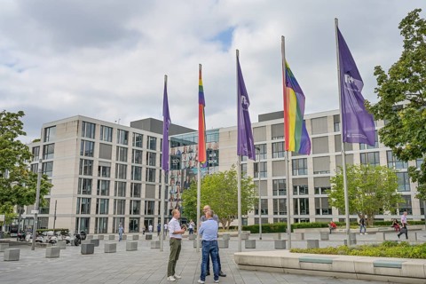 R+V Versicherung, Head Office, Raiffeisenplatz, Hesse, Germany, Europe