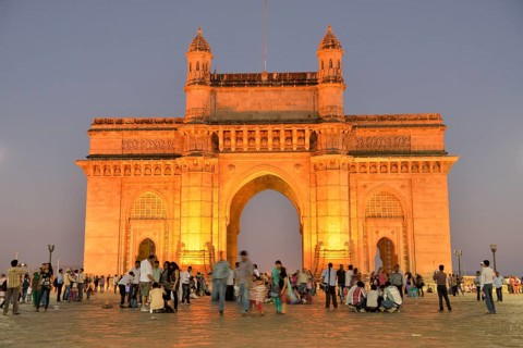 Gateway of India monument, landmark of Mumbai, Mumbai, Maharashtra, India, Asia