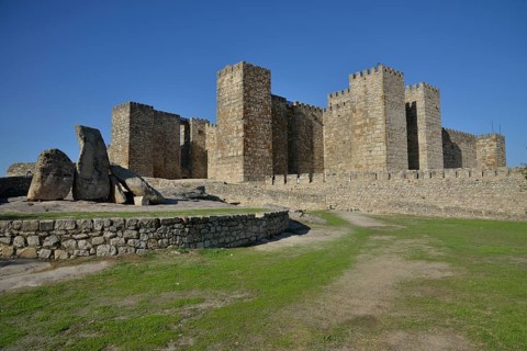 Castillo de Trujillo, Trujillo Castle, Trujillo, Provinz Cáceres, Extremadura, Spain, Europe
