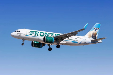 An Airbus A320neo aircraft of Frontier Airlines with the registration number N362FR at Las Vegas