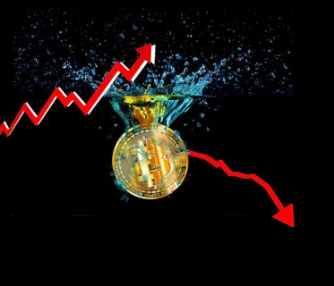 Symbolic image, insecure digital currency, Bitcoin, resources, energy, industry, economy critical,