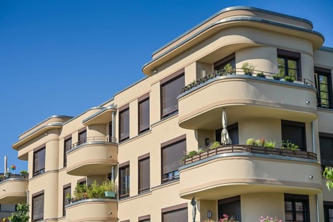 New-build flats, urban villa, The Seven project, residential park, Lotte-Loebinger-Straße,