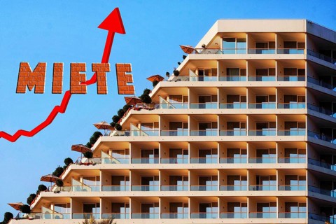 Symbolic image, rent, rent increase, rent rising, housing shortage, housing shortage, housing