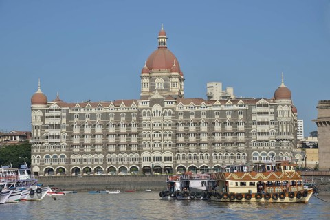 Taj Mahal Hotel, heavily damaged in a terrorist attack in November 2008, reopened in 2010, Mumbai,