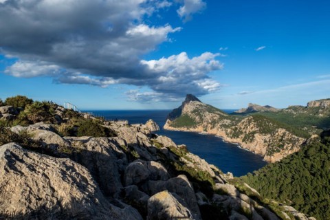 Viewpoint Mirador Es Colomer, Cap Formentor peninsula, Serra de Tramuntana, Majorca, Balearic