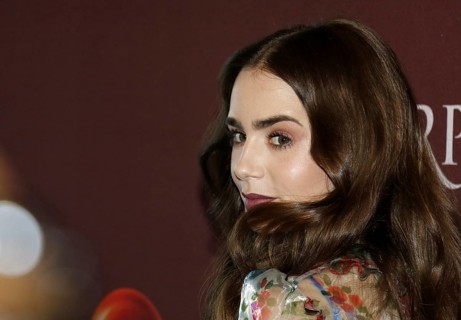 Lily Collins at the 'Les Miserables' Photo Call held at the Linwood Dunn Theater in Hollywood, USA