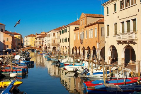 Fishing Boats on Riva Vena canal - Chioggia - Venice - Italy, Chioggia, Veneto Region, Italy,