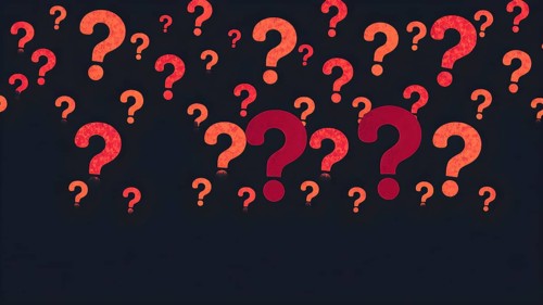 Innovation and new ideas concept with Question Mark, AI generated
