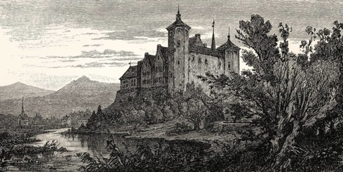 Jagsthausen Castle, Jagsthausen, district of Heilbronn, Baden-Württemberg, Germany, Europe