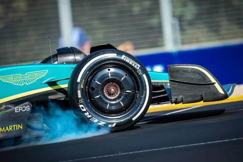 MELBOURNE, AUSTRALIA, APRIL 10: Sebastian Vettel of Aston Martin Aramco Cognizant F1 Team during